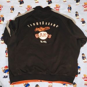 Tommy Bahama SF Giants Full Zip Sweatshirt Sz XL